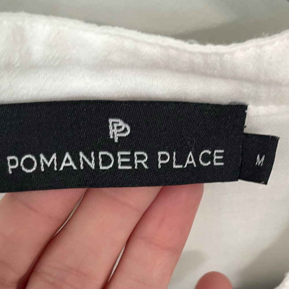 Tuckernuck Pomander Place White Ophelia Coverup Dress Sz Medium Resort Beach 21 - Picture 6 of 15